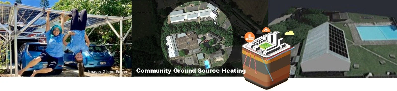 Ground source heat pump illustration
